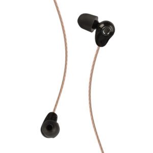 Hitage HB-291 Transparent And Tangle Lightweight Earphone (Black, In The Ear)