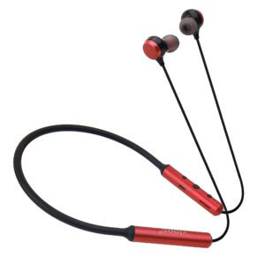 Vippo VBT-1315 Stereo Bass Wireless Earphone Bluetooth Neckband (Red, In the Ear)