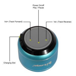 Hitage BS-341 Mini Simple , Elegant , Fashionable Speaker Shaking Function 5 W Bluetooth Speaker  (Black,Blue,Golden,Silver,Pink & Grey, 5.0 Channel)