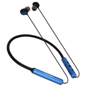 Hitage NBT-1914 Sports Wireless Bluetooth Neckband 44 Hours Music Play Time Bluetooth Headset  (Blue, In the Ear)