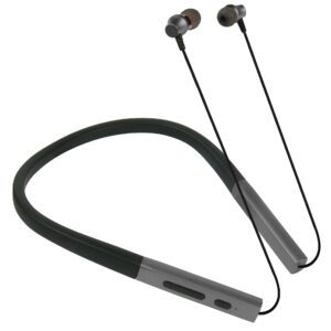 VIPPO VBT-1395 GRAND SERIES 38 Hours Playtime Magnetic storage wireless Neckband Bluetooth Headset  (Grey,Red In the Ear)