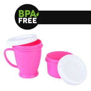 Stylish Cup and Snacks Box BPA Free Unbreakable Cup with Snacks Box( Mug with Snacks Box)