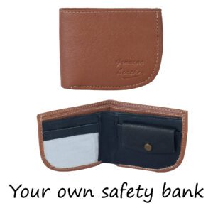 Fancy Stylish Men Brown leather Wallet pack of 1(Brown)