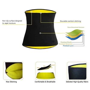 Sweat Shaper Slim Belt Premium for Fat Loss, Slim Belt for Weight Loss Waist – Tummy Trimming Exercise for Men and Women