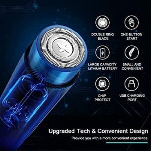 Mini Portable Electric Shaver for Men and Women, Travelling Washable USB Beard Shaver and Trimmer for Men’s