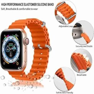 Hitage SW-2756 Ultra Bluetooth Sports Watch (Orange, In the Hand)