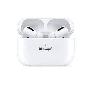 Hitage TWS-195 Wireless Earbuds with Smart Touch Enabled (TWS 195 ), White