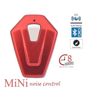Hitage HBT-267 Super Mini Single Ear Buds Wireless with Mic Bluetooth Headset (Red, True Wireless)