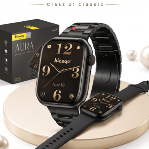 Hitage AURA "Class of Classic" Premium Smartwatch | SW-79 Dual Strap Edition