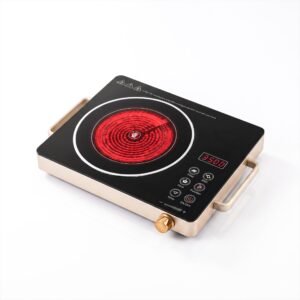 3500W Universal Electric Infrared Cooktop – Compatible With All Cookware (Touch & Knob Control)