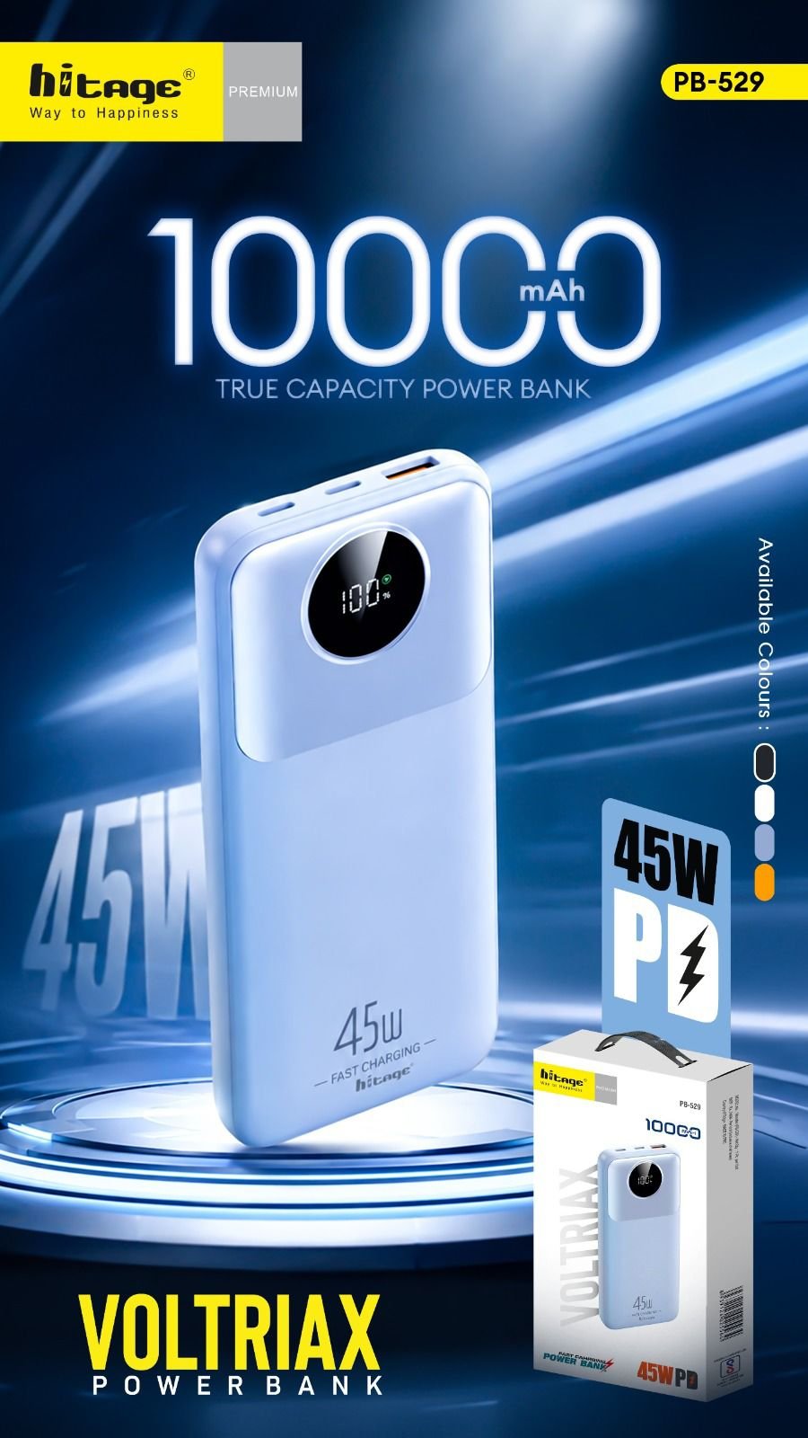 PB-529 Hitage Power Bank (10000mAh) - Image 4