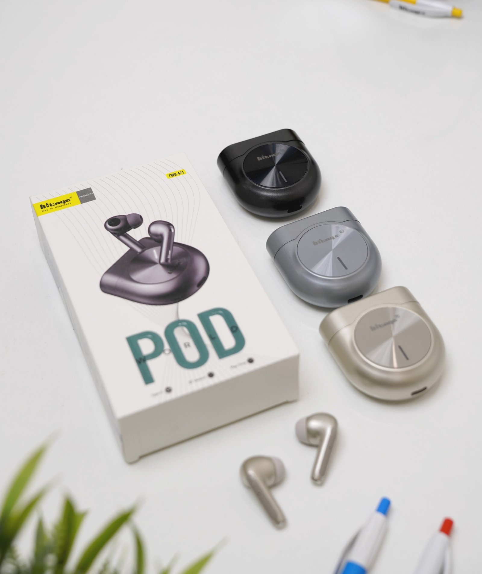 TWS-471 Hitage Wireless Earbuds - Image 2